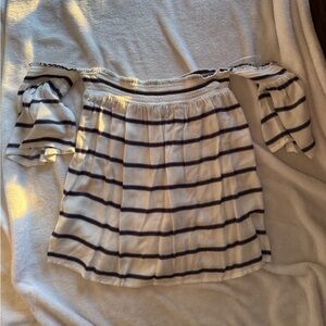 RAILS Brand Off-Shoulder Striped Top